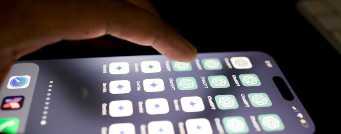 a close up of a person touching a cell phone